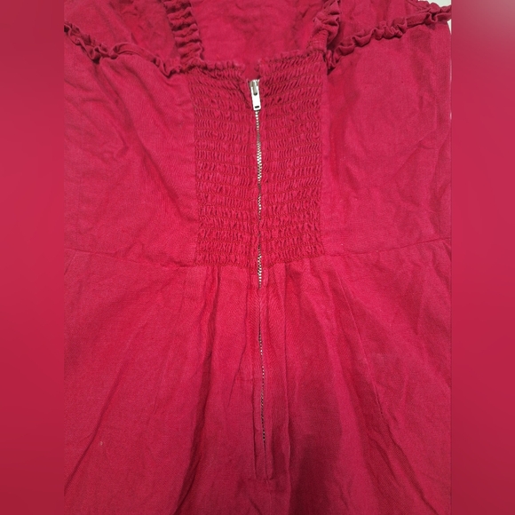 Reformation Janie Dress Red - Picture 5 of 6